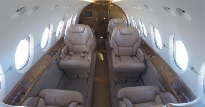 Hawker 800XP Interior