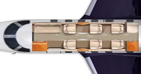 Phenom 300 Floor Plan