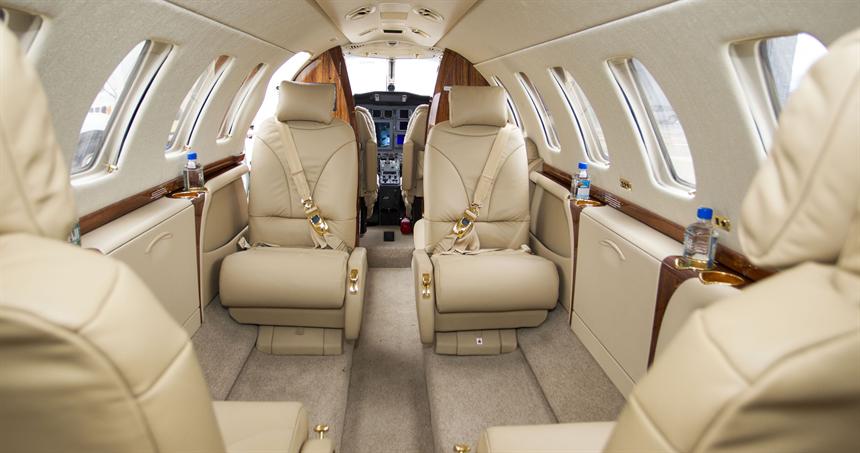 Citation CJ3 Interior