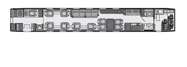 Gulfstream G-V Floor Plan