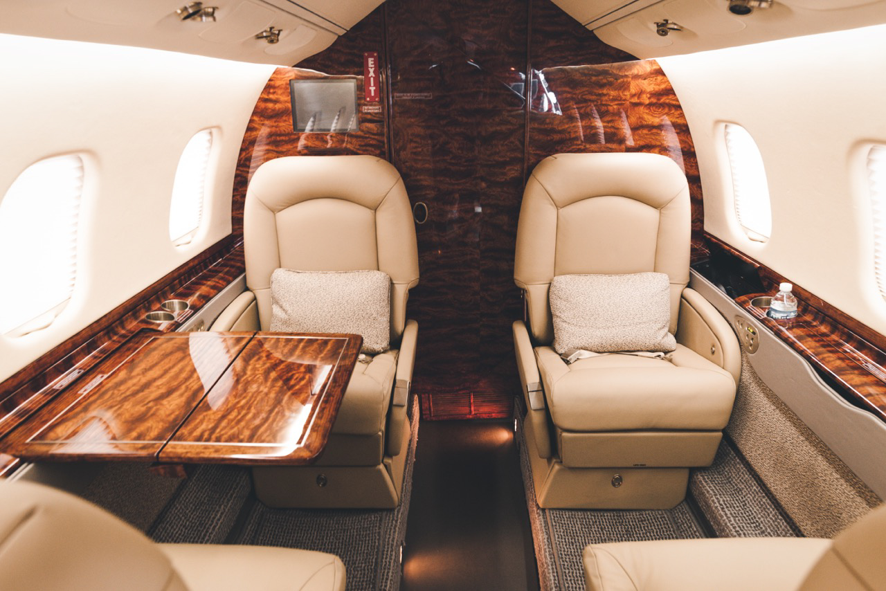 Learjet 60 Interior