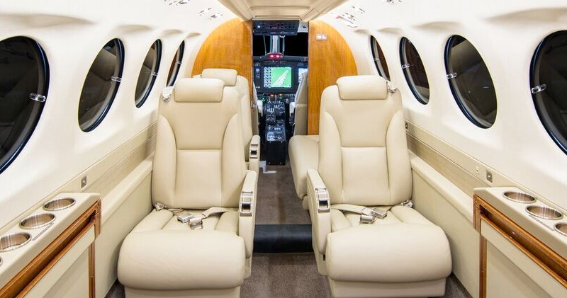 King Air 200 Interior