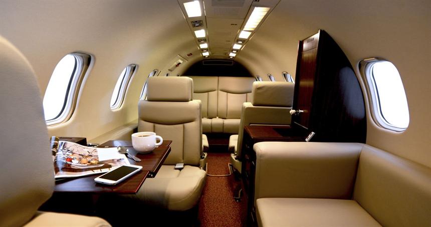 Learjet 35A Interior