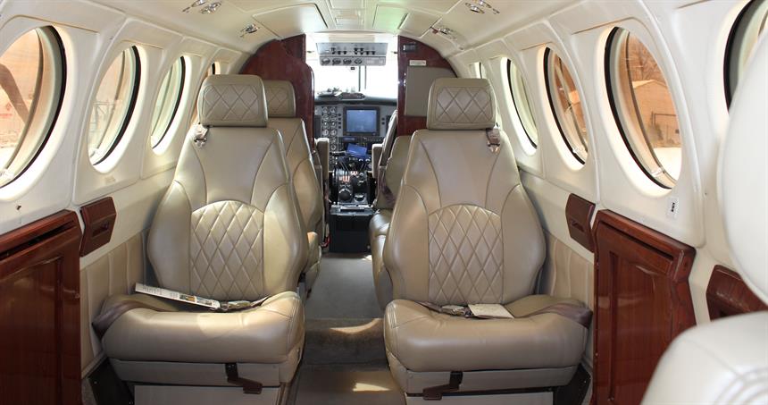 King Air 200 Interior