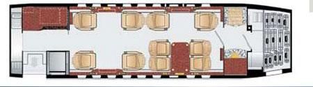 Falcon 2000 Floor Plan