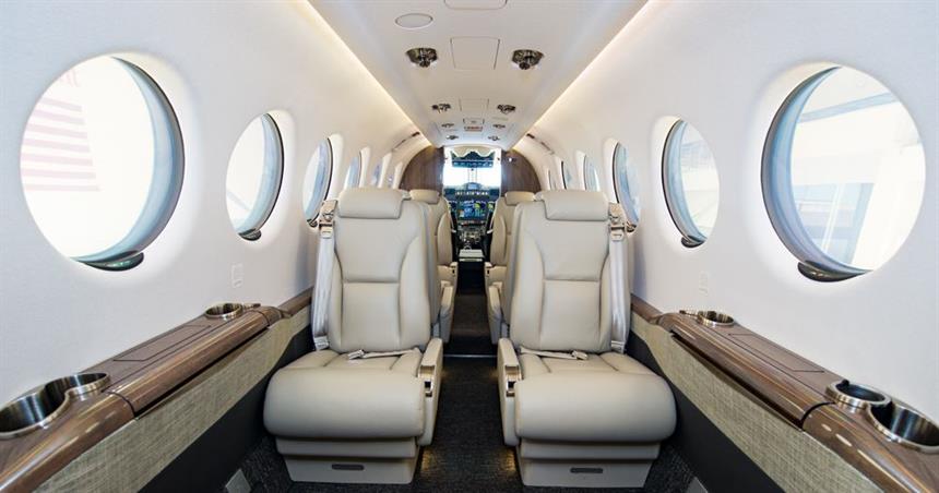 King Air 350i Interior