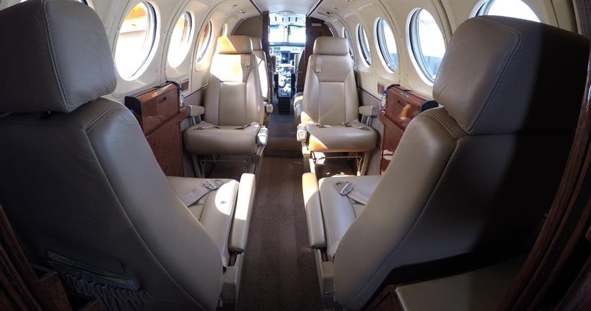 King Air B100 Interior