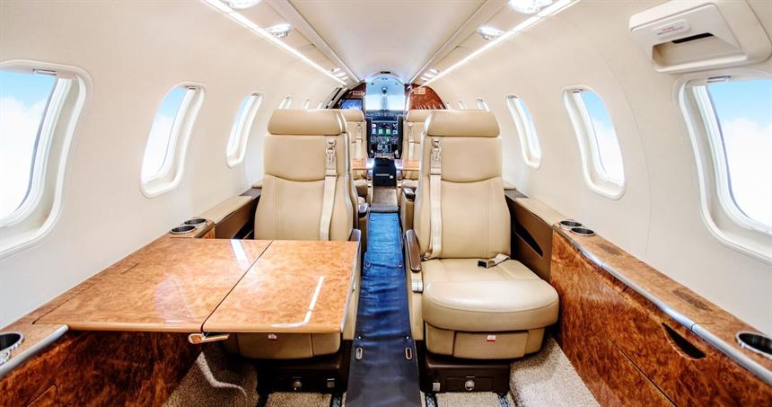 Learjet 35A Interior