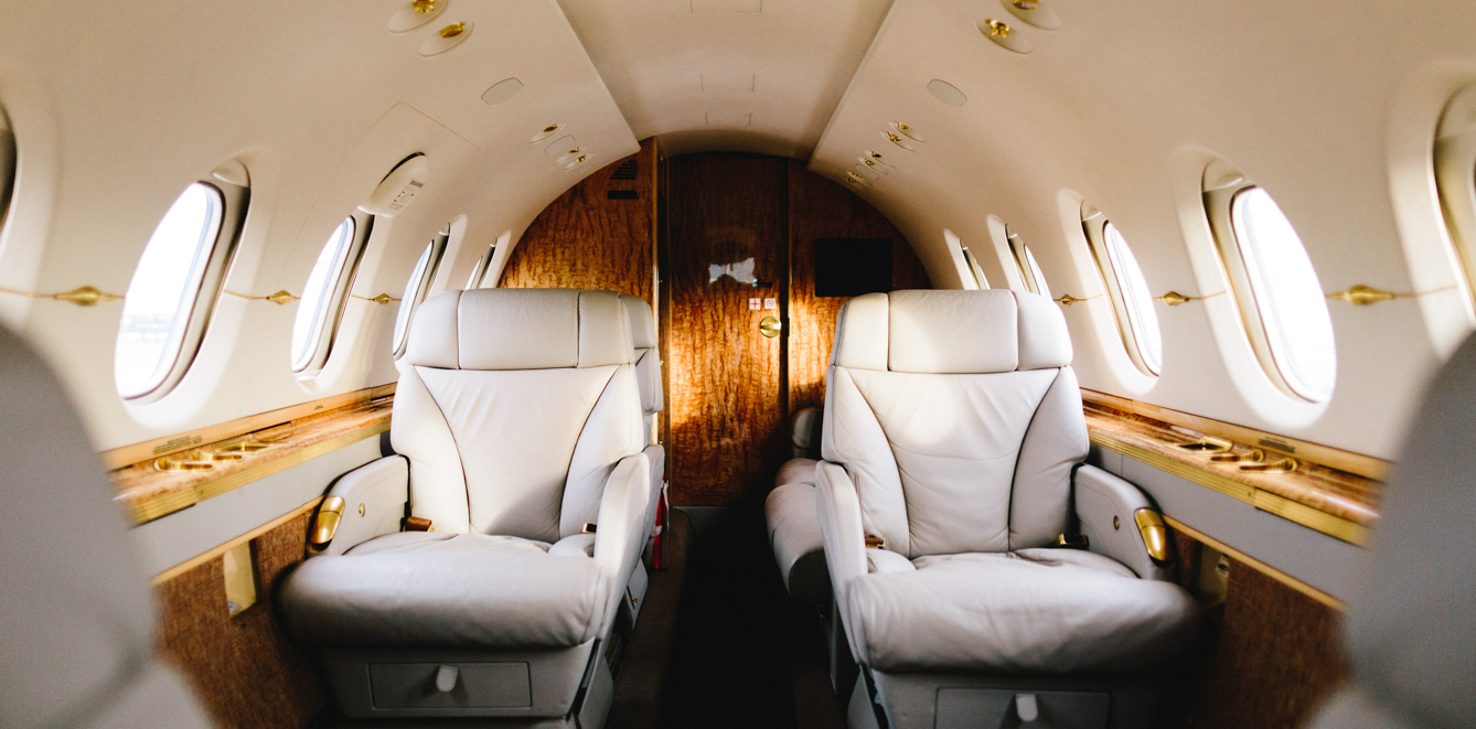 Hawker 800XP Interior