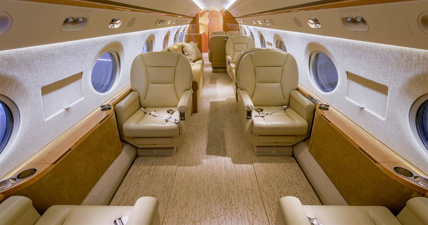 Gulfstream G550 Interior
