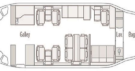 Falcon 900EX Floor Plan