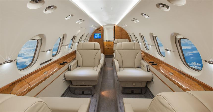 Hawker 800XP Interior