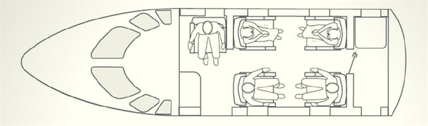Citation CJ1 Floor Plan