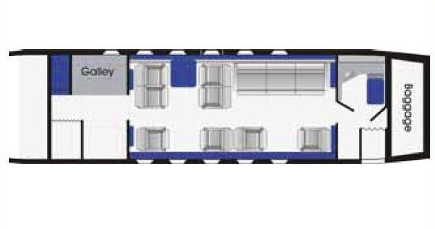 Challenger 605 Floor Plan