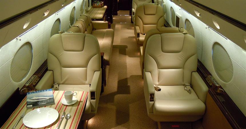 Gulfstream G-V Interior