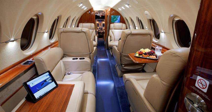 Hawker 900XP Interior